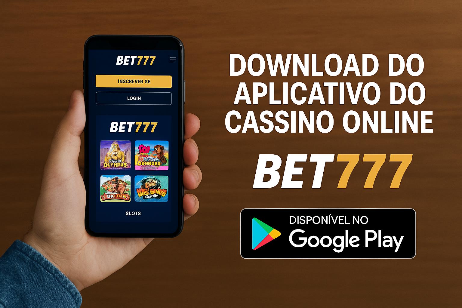 Baixar o BET777 Cassino App