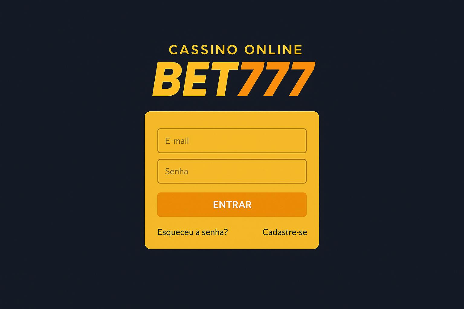 Não Perca tempo, o rRgistro na site BET777